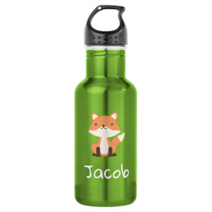 Botella De Agua Fox animal del bebé del bosque lindo del Fox del