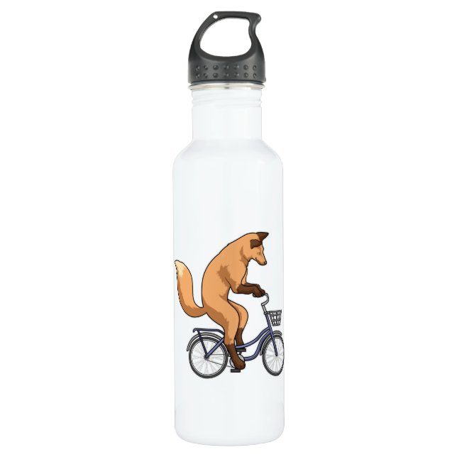 Botella De Agua Fox con bicicleta (Anverso)
