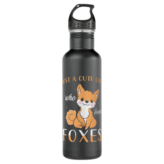Botella De Agua Fox Cute (Anverso)