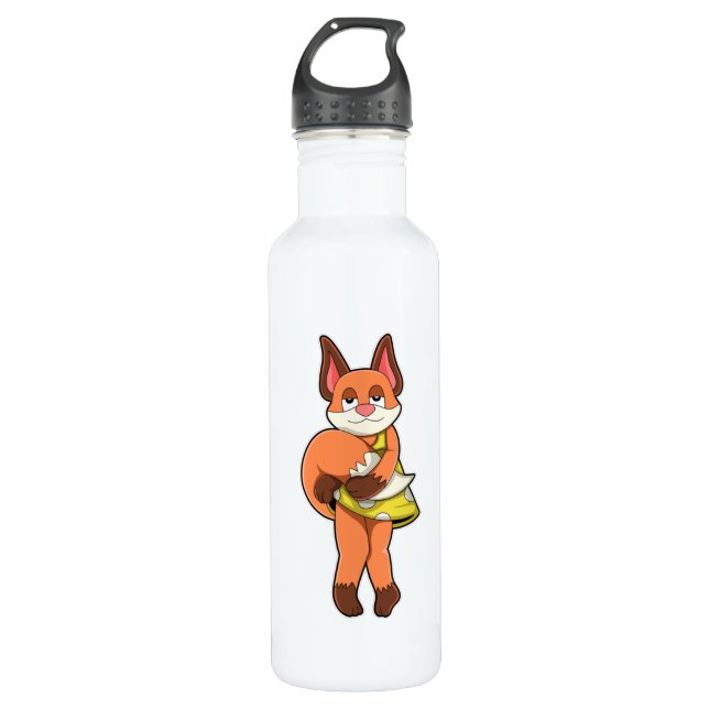 Botella De Agua Fox Female con falda (Anverso)