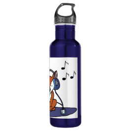 Botella De Agua Fox musical del auricular
