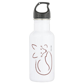 Botella De Agua Fox rojo