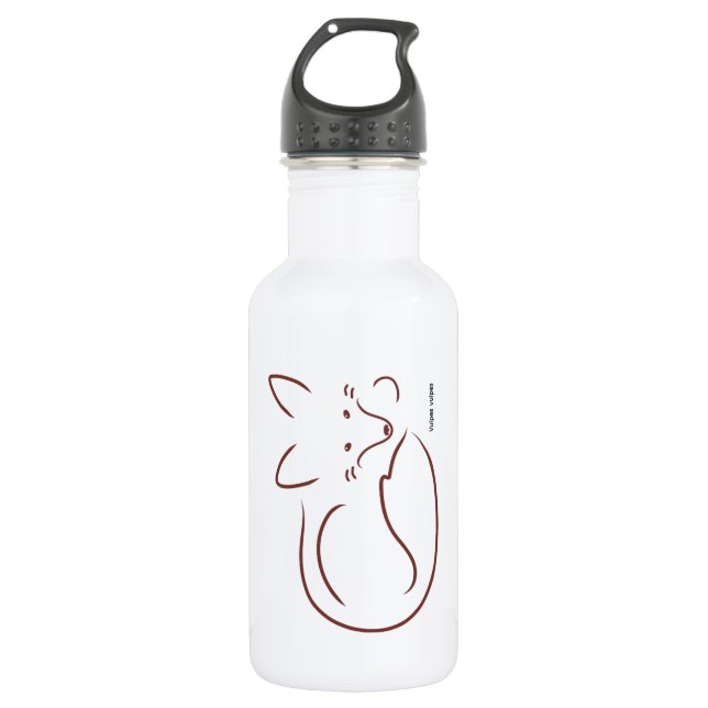Botella De Agua Fox rojo (Anverso)