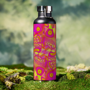 Botella De Agua Fractal de vidrio fundido 3D LollyPoP