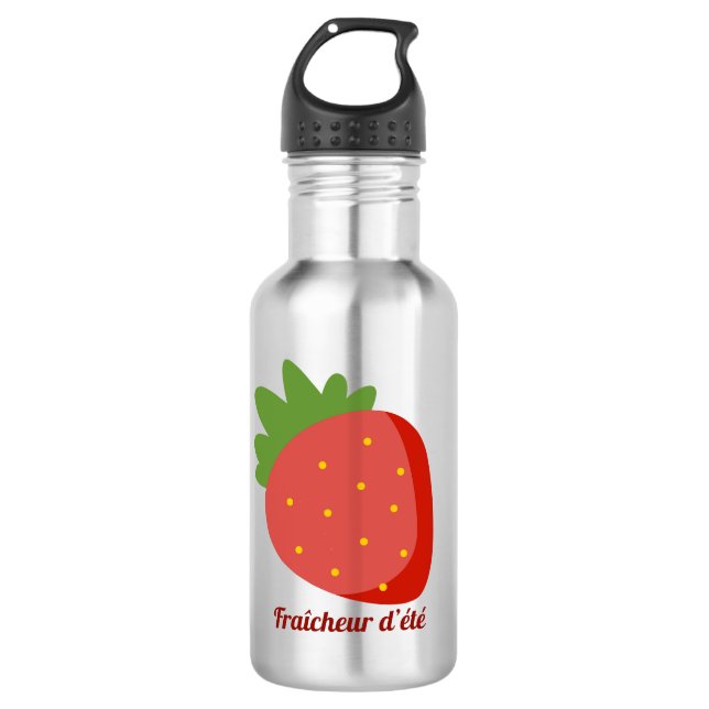 Botella De Agua Fraise Fraîcheur d'été (Anverso)