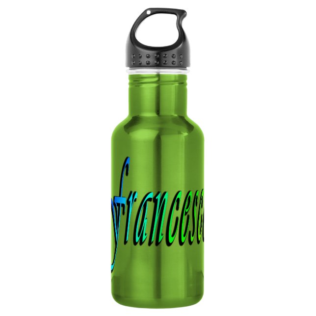 Botella De Agua Francesco, Nombre, Logo, (Anverso)