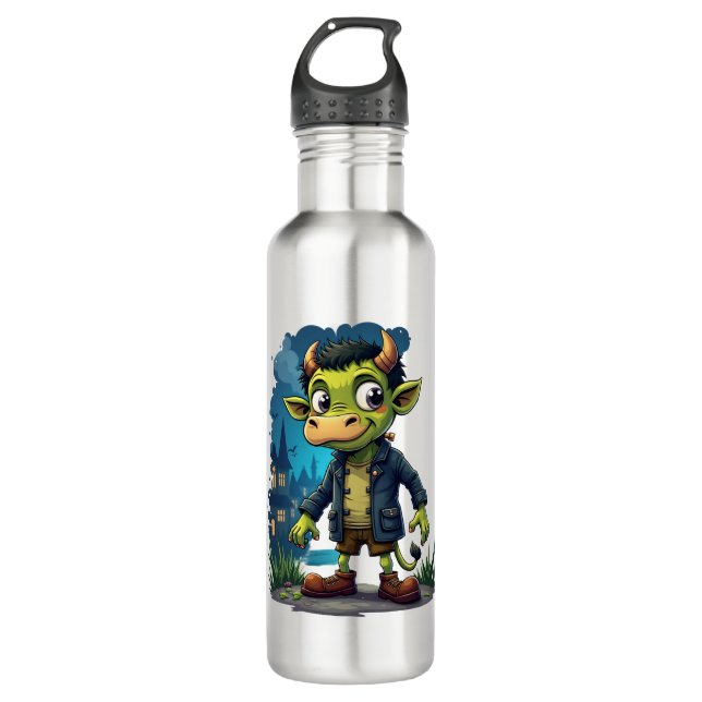 Botella De Agua Frankenmoo (Anverso)