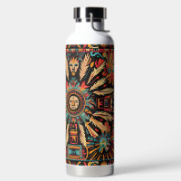 Frasco aislado de "Sueño Azteca" cian inspirador