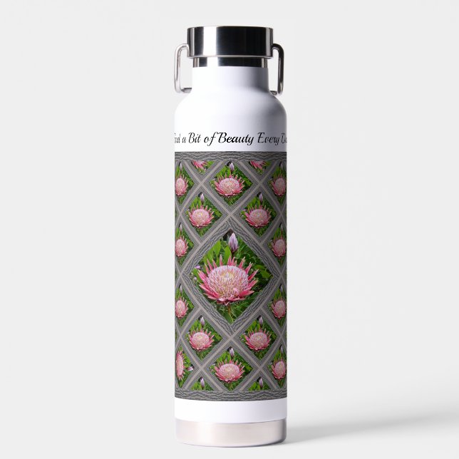 Botella De Agua Frasco de agua aislada con proteínas asombrosas (Delantero)