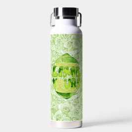 Botella De Agua Frasco de agua aislada por vacío Lime Yours 22 oz