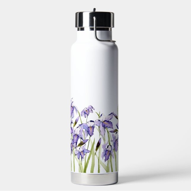 Botella De Agua Frasco de agua con aislamiento de Iris (Izquierda)