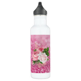 Botella De Agua Frasco de agua de buquet rosa