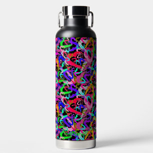 Botella De Agua Frasco de agua de varios corazones