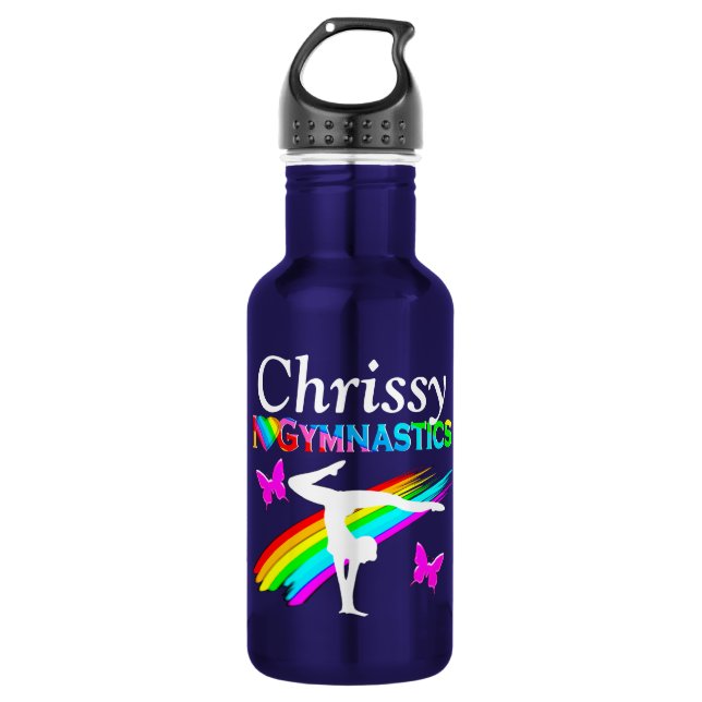 BOTELLA DE AGUA FRASCO DE AGUA GIMNASTICA PERSONALIZADO (Anverso)