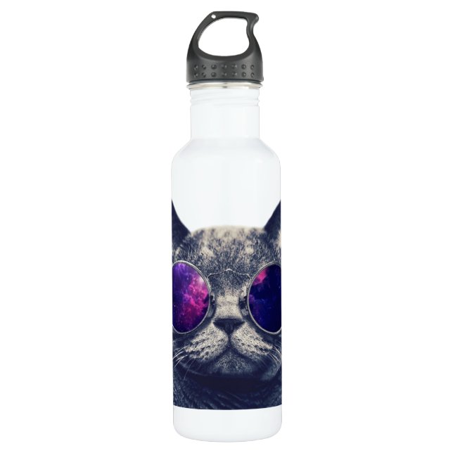 Botella De Agua Frasco de agua personalizado (24 oz), blanco (Anverso)