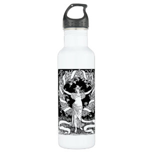 Botella De Agua Frasco de agua Vintage Floral Wreath