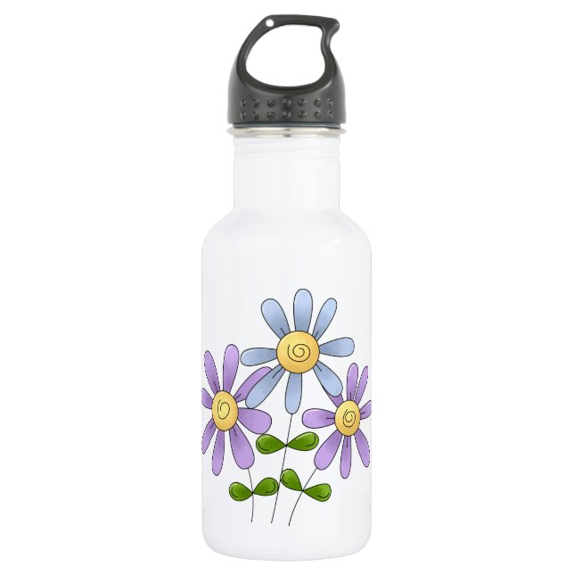 Botella De Agua Frasco de Flower TimeLiberty (Anverso)