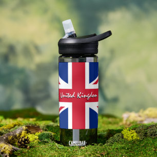 Botella De Agua Frasco del Reino Unido, Bandera británica patrióti
