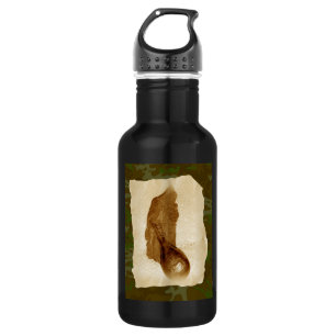 Botella De Agua Frasco en polvo de cuero antiguo