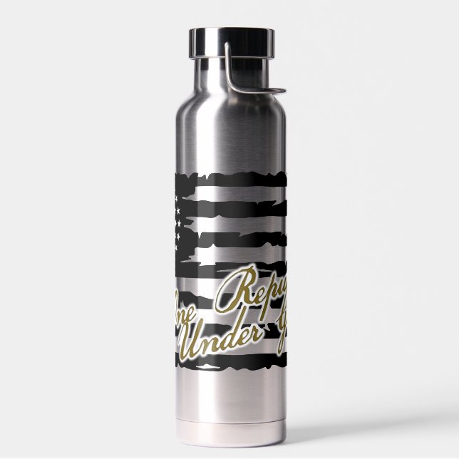 Botella De Agua Frasco Insulado De Vacuo De Cobre De Una República (Izquierdo)