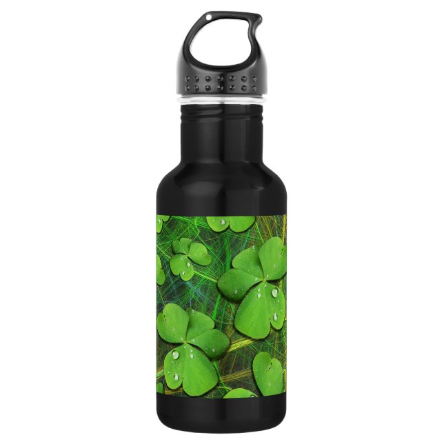 Botella De Agua Frasco verde de St Patrick's Day (Anverso)