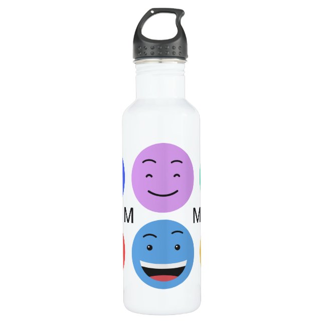 Botella De Agua Frascos de agua con monograma personalizado (Anverso)