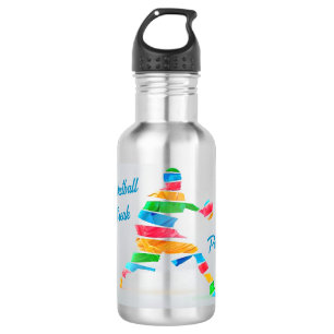 Botella de agua Freak de baloncesto personalizada