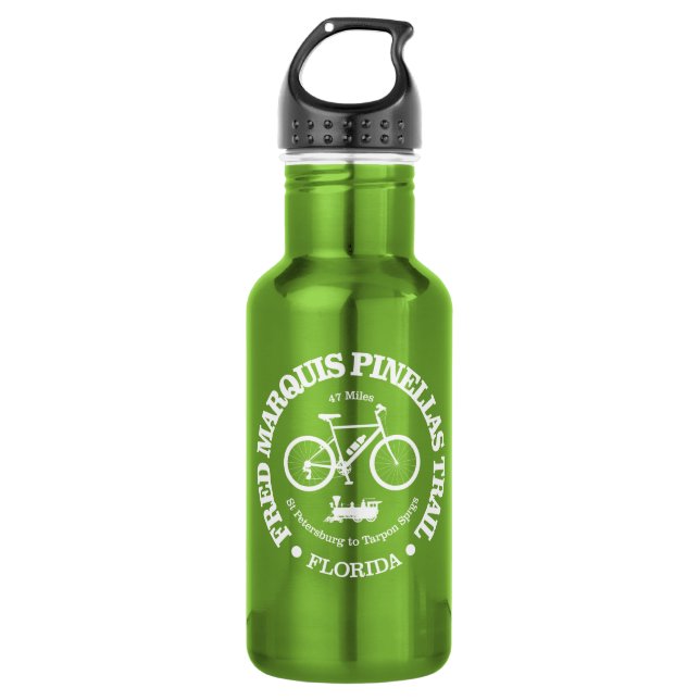 Botella De Agua Fred Marquis Pinellas Trail (ciclismo) (Anverso)