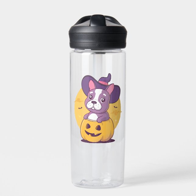 Botella De Agua Frenchie Halloween (Delante)