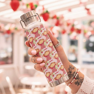 Botella De Agua Fresa