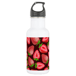 Botella De Agua Fresas