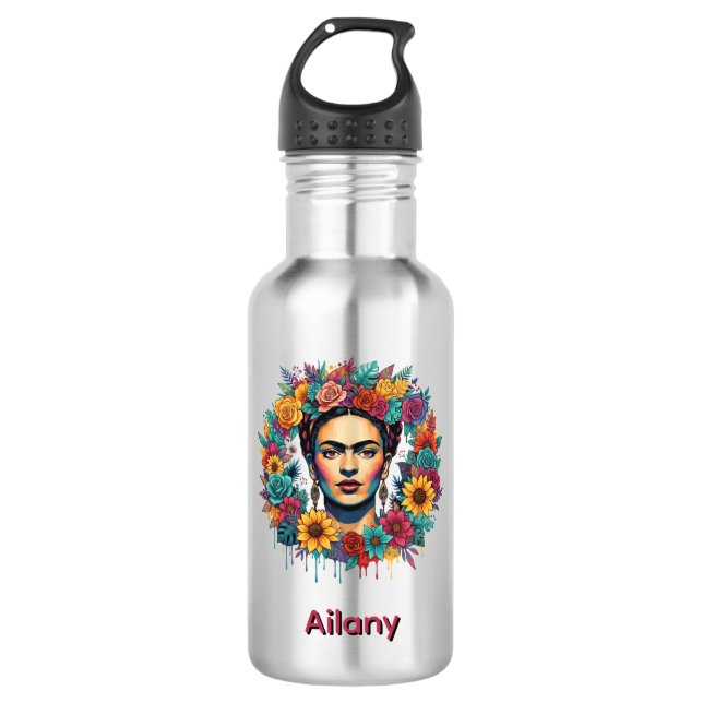 Botella De Agua Frida Kahlo (Anverso)