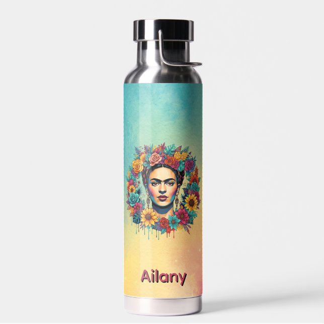 Botella De Agua Frida Kahlo (Izquierdo)