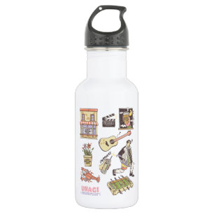 Botella De Agua FRIENDS™   Íconos Gráficos de Dibujos Animados