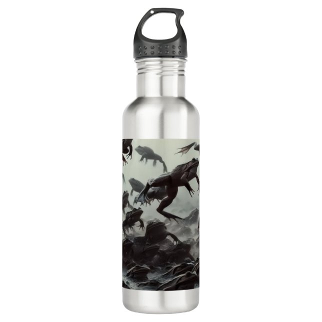 Botella De Agua Frog Plague Stainless Steel Water Bottle (Anverso)