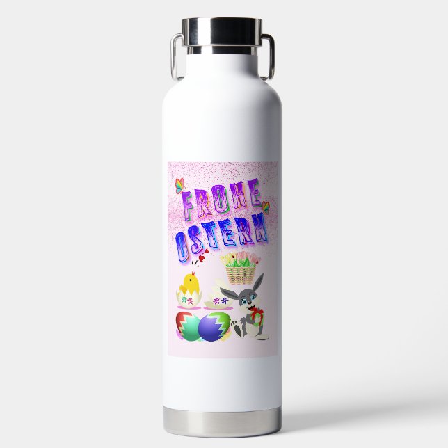 Botella De Agua Frohe Ostern (Delantero)