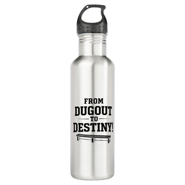 Botella De Agua From Dugout To Destiny Professional Baseball Bench (Anverso)