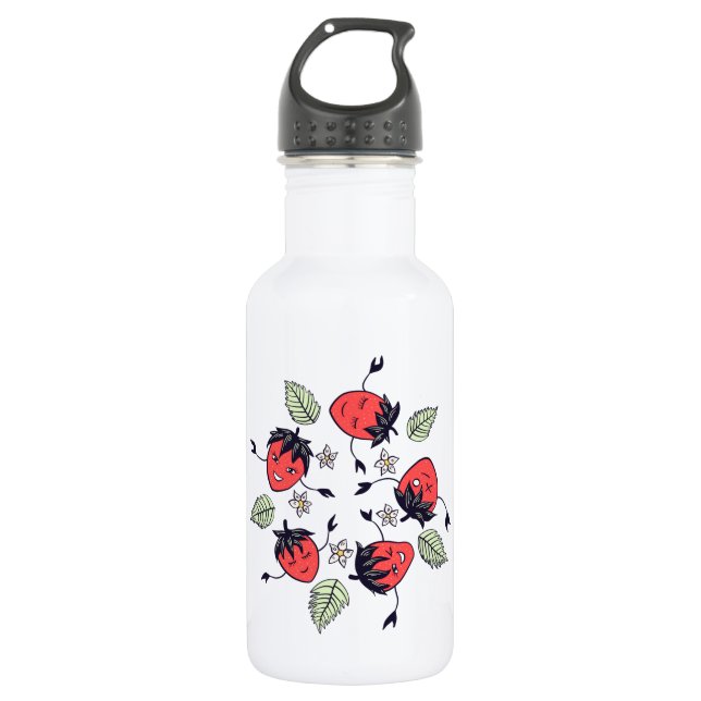 Botella De Agua Fruta de Kawaii (Anverso)