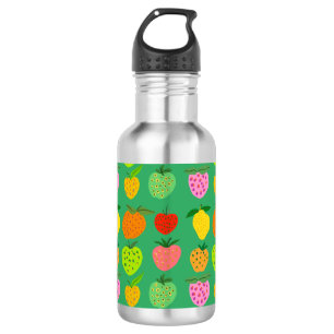Botella De Agua Frutos coloridos