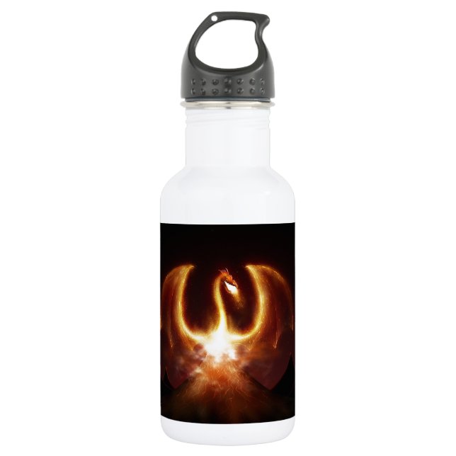 Botella De Agua fuego del dragón (Anverso)