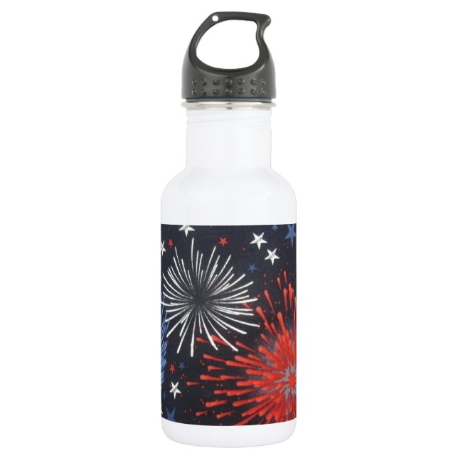 Botella De Agua Fuegos artificiales (Anverso)