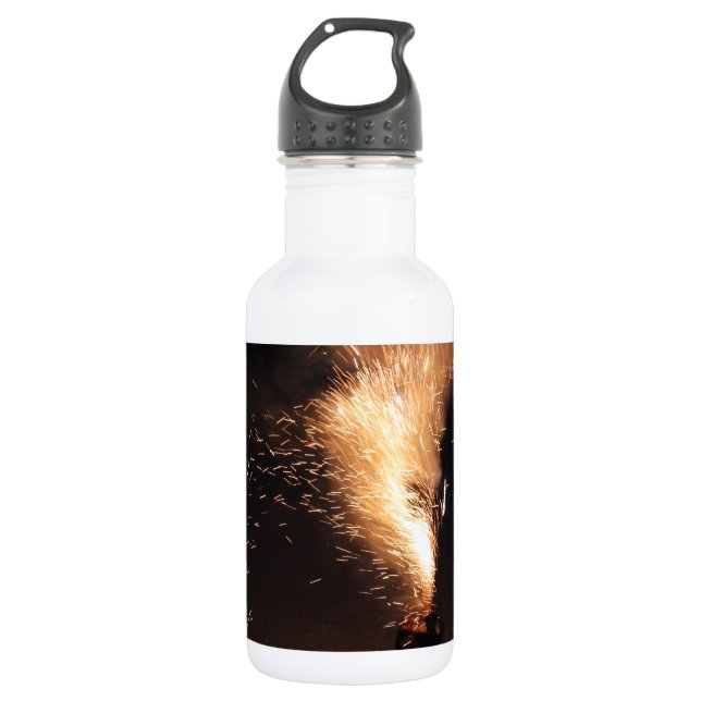 Botella De Agua Fuegos artificiales (Anverso)