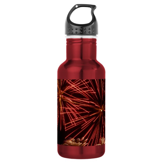 Botella De Agua Fuegos artificiales 3 (Anverso)