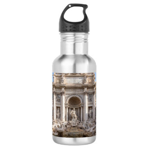 Botella De Agua Fuente de Trevi al amanecer - Roma, Italia