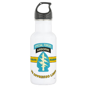 BOTELLA DE AGUA FUERZAS ESPECIALES "DE AEROTRANSPORTADO OPPRESSO