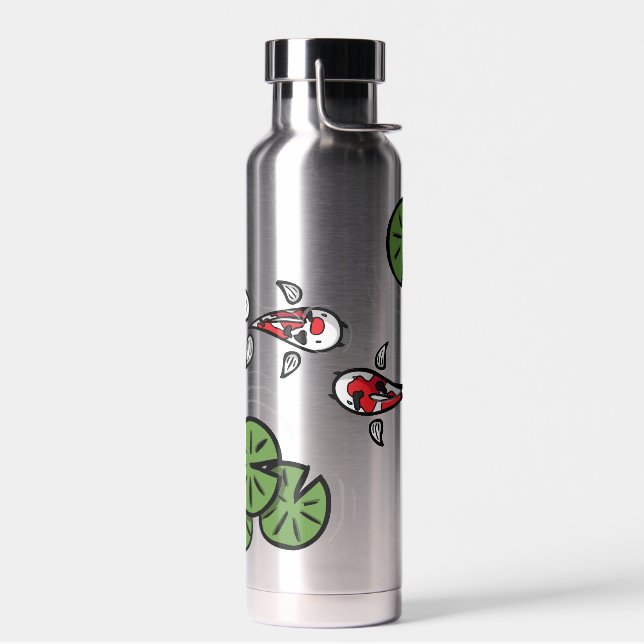 Botella De Agua Fuku y Heiwa el Koi (Izquierdo)