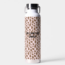 Botella De Agua Fun Cow Print sarcastic Quote Teachers