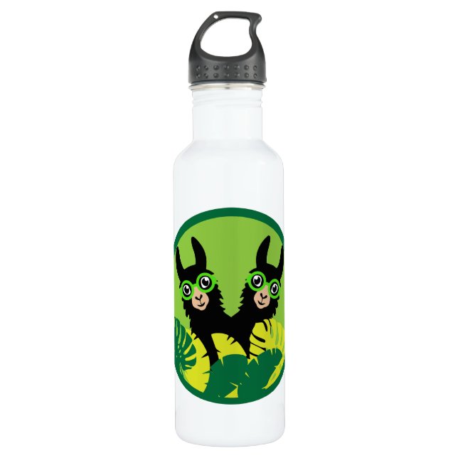 Botella De Agua Fun Llama Alpaca Hogar Y Vida (Anverso)