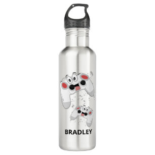 Botella De Agua Fun Personalizado Video Gamer  