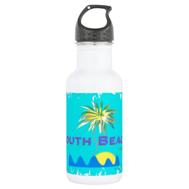 Botella De Agua Fun South Beach, Florida (Anverso)